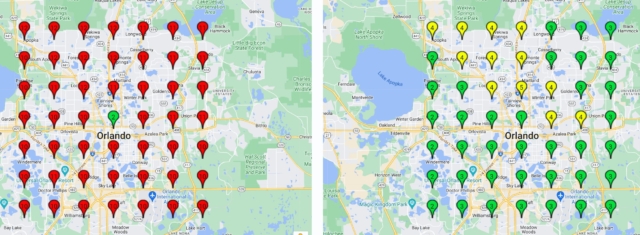 Opening hours ranking factor before and after