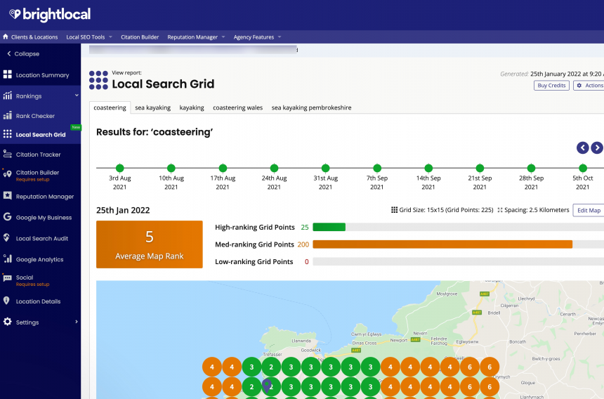 Bl Local Search Grid