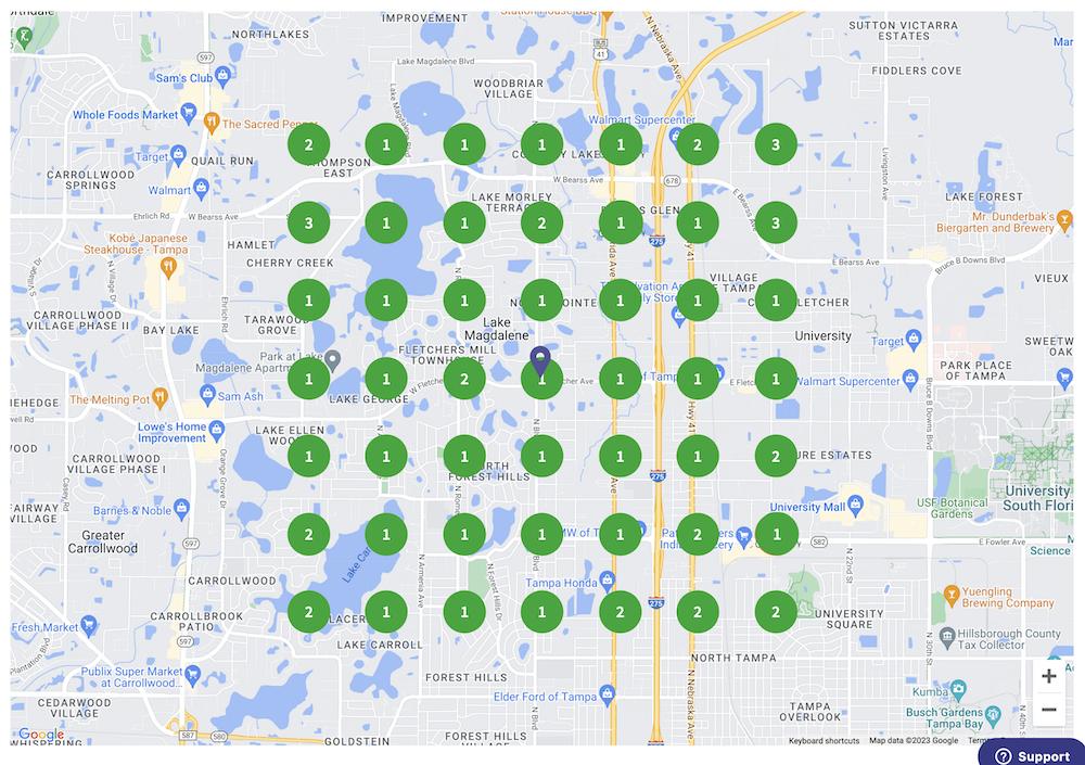 Local Search Grid